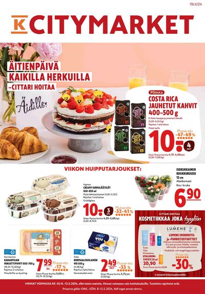 Supermarket tarjousta, Äänekoski | Viikon huipputarjoukset de K-Citymarket | 9.5.2024 - 12.5.2024