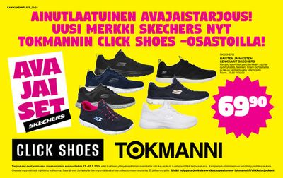 Tokmanni -luettelo, Alajärvi | Click Shoes | 13.5.2024 - 19.5.2024