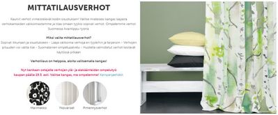 Koti ja Huonekalut tarjousta, Ulvila | MITTATILAUSVERHOT de Eurokangas | 15.5.2024 - 19.5.2024