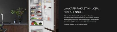 Elektroniikka ja Kodinkoneet tarjousta, Alajärvi | JÄÄKAPPIPAKASTIN - JOPA 30% ALENNUS de AEG | 16.5.2024 - 31.5.2024