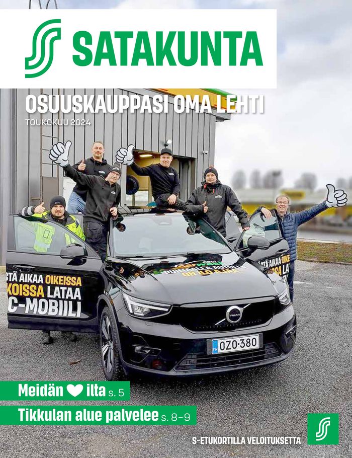 S-Market -luettelo, Seinäjoki | Osuuskauppasi Oma lehti toukokuu 2024 | 17.5.2024 - 31.5.2024