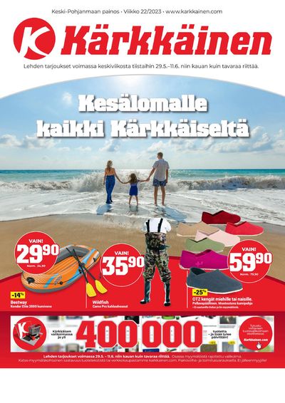 Kärkkäinen -luettelo, Jyväskylä | Kesalomalle kaikki karkkaiselta | 29.5.2024 - 11.6.2024