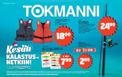Supermarket tarjousta, Mikkeli | Kalastusliite de Tokmanni | 3.6.2024 - 9.6.2024