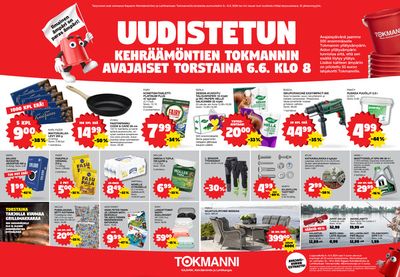 Supermarket tarjousta, Joensuu | Kehräämöntien Tokmannin avajaiset de Tokmanni | 6.6.2024 - 9.6.2024
