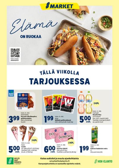 Supermarket tarjousta, Joensuu | Talla viikolla tarjouksessa de S-Market | 7.6.2024 - 9.6.2024