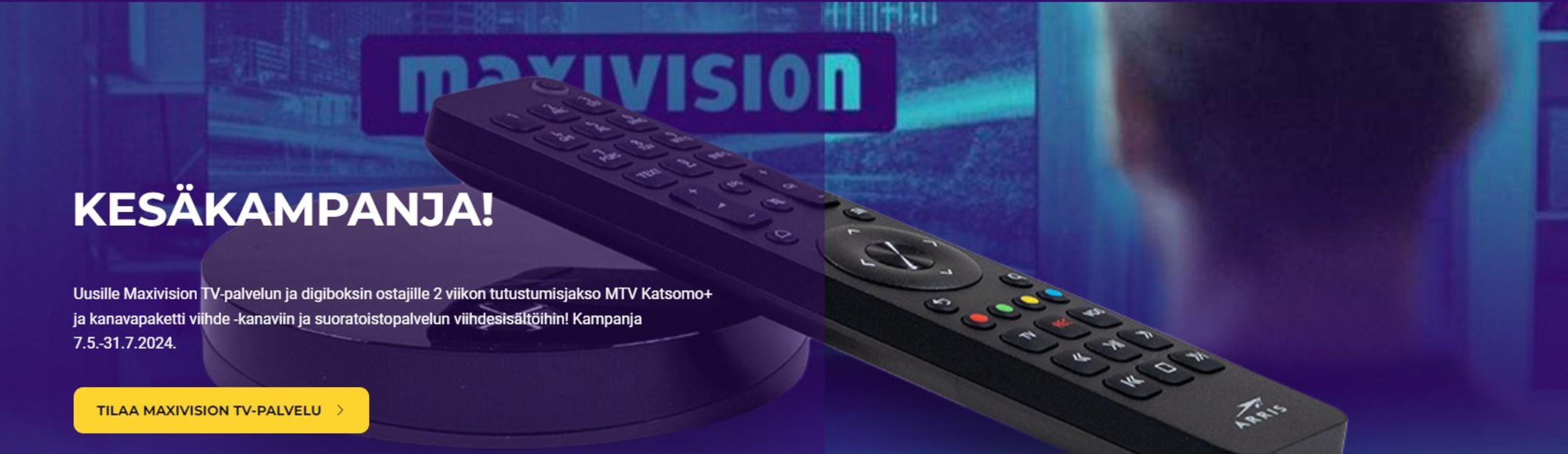 Maxivision -luettelo, Raasepori | Kesakampanja | 10.6.2024 - 31.7.2024