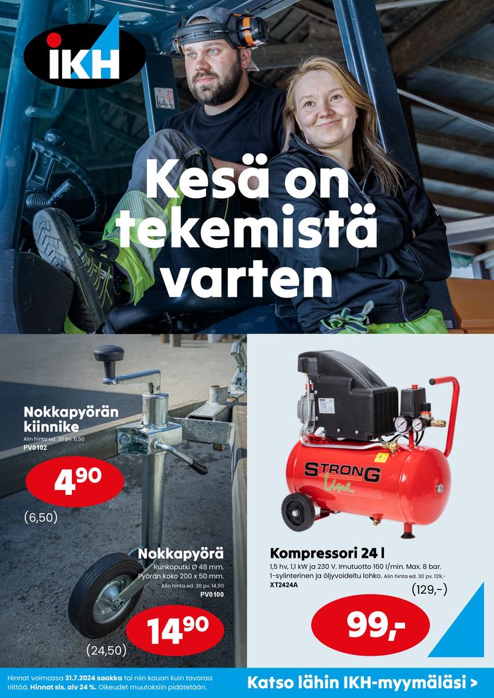 IKH -luettelo, Oulu | Kesä on tekemistä varten | 2.7.2024 - 31.7.2024