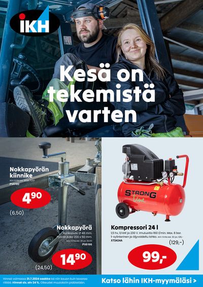 Autot ja Varaosat tarjousta, Vaasa | Kesä on tekemistä varten de IKH | 2.7.2024 - 31.7.2024