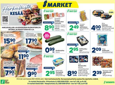 S-Market -luettelo, Huittinen | Her kullista kesaä | 25.7.2024 - 28.7.2024