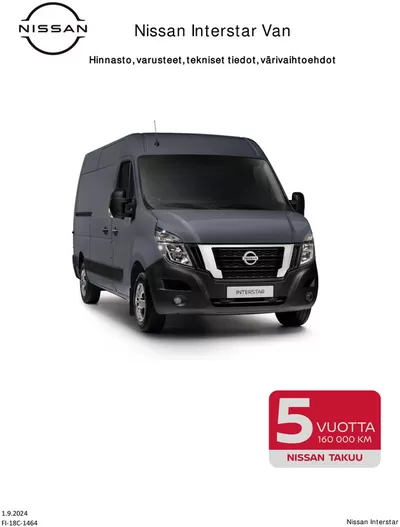 Autot ja Varaosat tarjousta, Oulu | Nissan Interstar de Nissan | 3.9.2024 - 3.9.2025