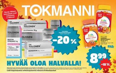 Tokmanni -luettelo, Loimaa | Terveysliite | 9.9.2024 - 23.9.2024