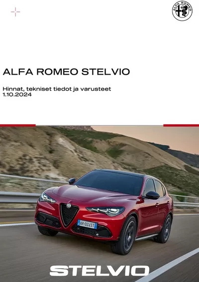 Autot ja Varaosat tarjousta, Lempäälä | Alfa Romeo STELVIO de Alfa Romeo | 5.10.2024 - 5.12.2024