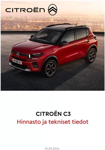 Citroën -luettelo, Pori | Citroën UUSI Ë-C3. | 8.10.2024 - 8.10.2025