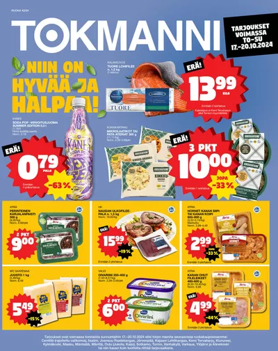 Tokmanni -luettelo, Forssa | Ruokatarjoukset | 17.10.2024 - 31.10.2024