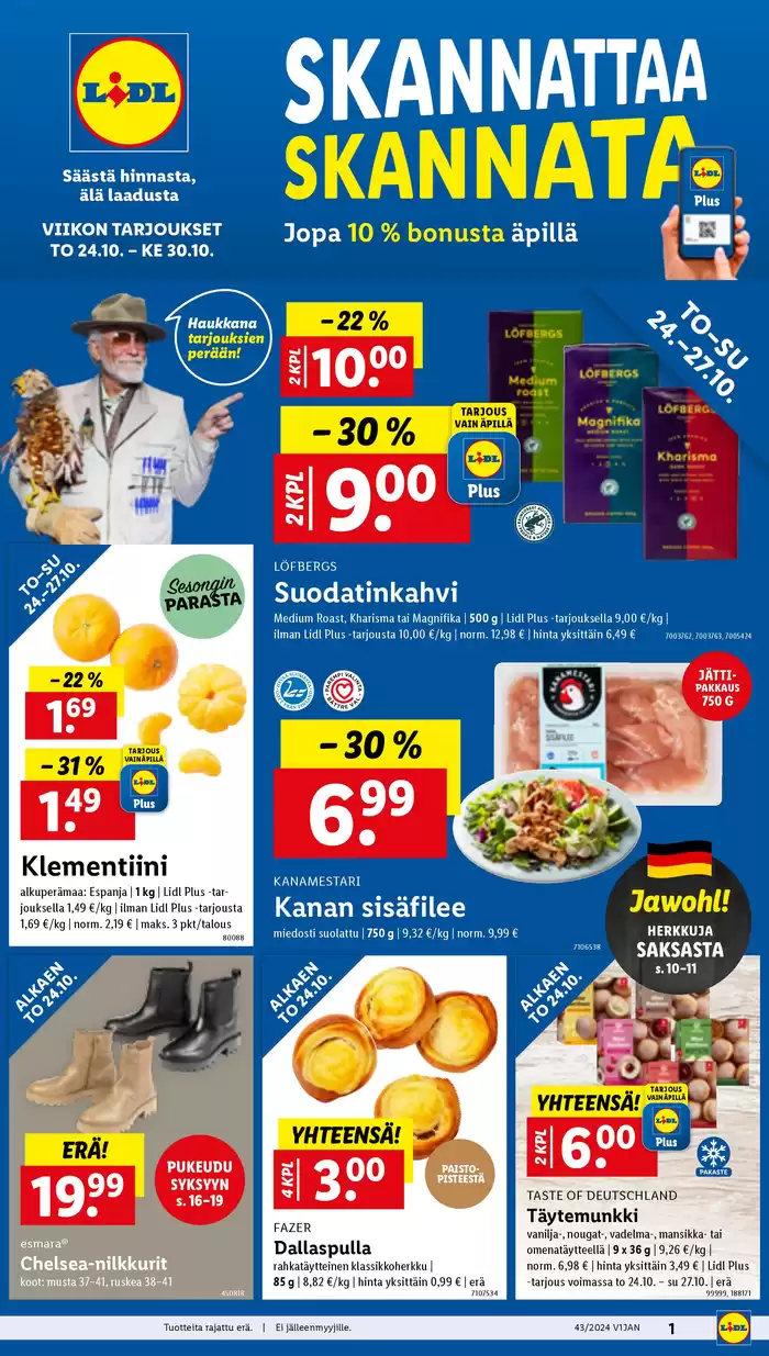 Lidl -luettelo, Pirkkala | Parhaat löytömme | 21.10.2024 - 30.10.2024