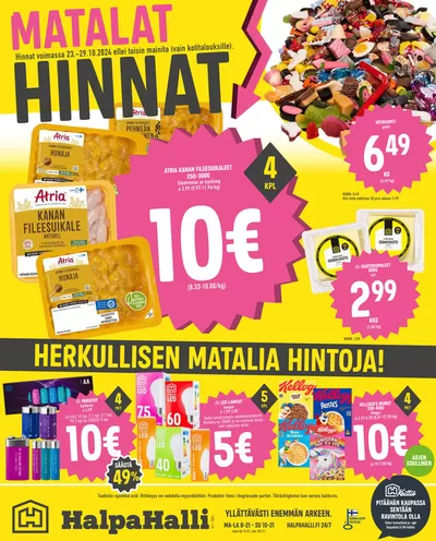 HalpaHalli -luettelo, Siilinjärvi | HalpaHalli tarjoukset | 22.10.2024 - 5.11.2024