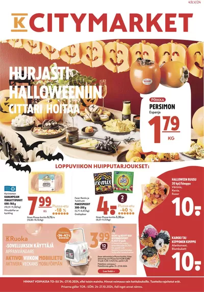 K-Citymarket -luettelo, Pori | K-citymarket tarjoukset | 24.10.2024 - 7.11.2024