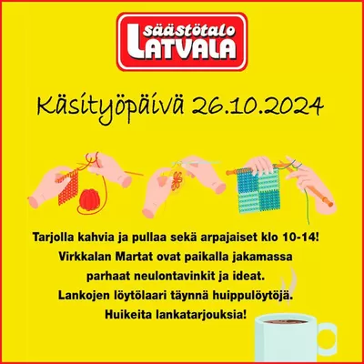 Latvala -luettelo, Lohja | Latvala tarjoukset | 25.10.2024 - 8.11.2024