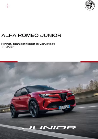 Autot ja Varaosat tarjousta, Lohja | Alfa Romeo Junior de Alfa Romeo | 5.11.2024 - 5.1.2025