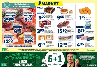 S-Market -luettelo | S-market ja ABC Huittinen Lauttakylä-lehti 6.11.2024 | 7.11.2024 - 21.11.2024