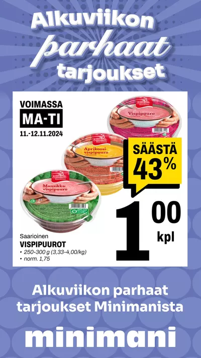 Rautakauppa tarjousta, Vaasa | Parhaat löytömme de Minimani | 11.11.2024 - 25.11.2024