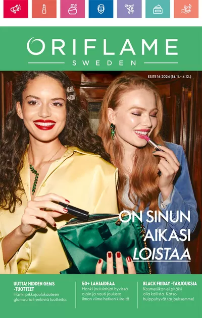 Kosmetiikka ja Kauneus tarjousta | Oriflame tarjoukset in Oriflame | 14.11.2024 - 28.11.2024