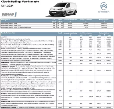 Autot ja Varaosat tarjousta | Citroën Uusi Berlingo VAN. in Citroën | 18.11.2024 - 18.11.2025