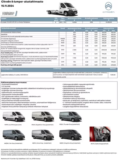 Autot ja Varaosat tarjousta | Citroën Uusi ë-Jumper alusta. in Citroën | 18.11.2024 - 18.11.2025