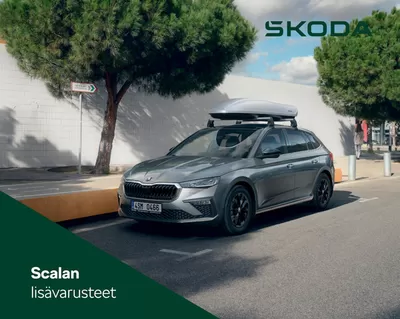 Autot ja Varaosat tarjousta | Škoda Scala lisävaruste- in Škoda | 20.11.2024 - 4.12.2024