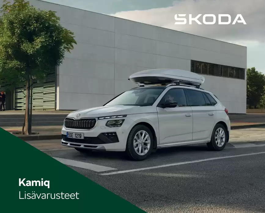 Škoda -luettelo, Helsinki | Škoda Kamiq lisävaruste- | 20.11.2024 - 4.12.2024