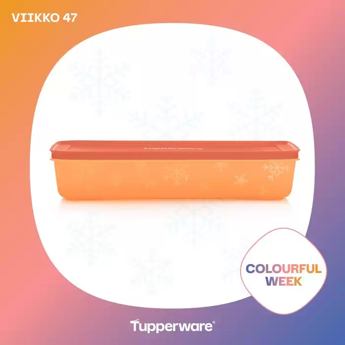 Tupperware -luettelo | Tupperware tarjoukset | 20.11.2024 - 4.12.2024