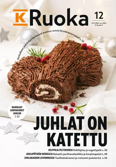 K-Market -luettelo, Huittinen | K-Ruoka 12/2024 | 27.11.2024 - 11.12.2024