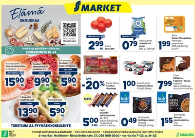 S-Market -luettelo, Ivalo | S-market Huittinen Lauttakylä 2.1.2025 | 2.1.2025 - 9.1.2025