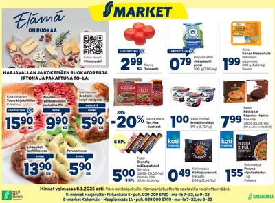 S-Market -luettelo, Ivalo | S-market Harjavalta ja Kokemäki SYS 2.1.2025 | 2.1.2025 - 9.1.2025