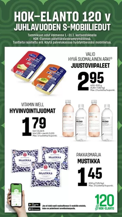 S-Market -luettelo, Ivalo | Parhaat löytömme | 1.1.2025 - 31.1.2025