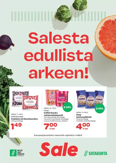 S-Market -luettelo, Ivalo | Sale edut 1.-14.1.2024 | 4.1.2025 - 11.1.2025