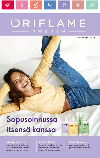 Kosmetiikka ja Kauneus tarjousta, Järvenpää | Oriflame tarjoukset de Oriflame | 5.1.2025 - 25.1.2025