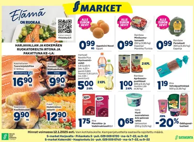 S-Market -luettelo, Ivalo | S-market Harjavalta ja Kokemäki SYS 9.1.2025 | 9.1.2025 - 16.1.2025