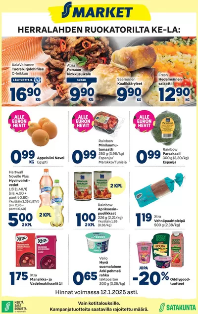 S-Market -luettelo, Ivalo | S-market Herralahti 8.1.2025 | 9.1.2025 - 16.1.2025