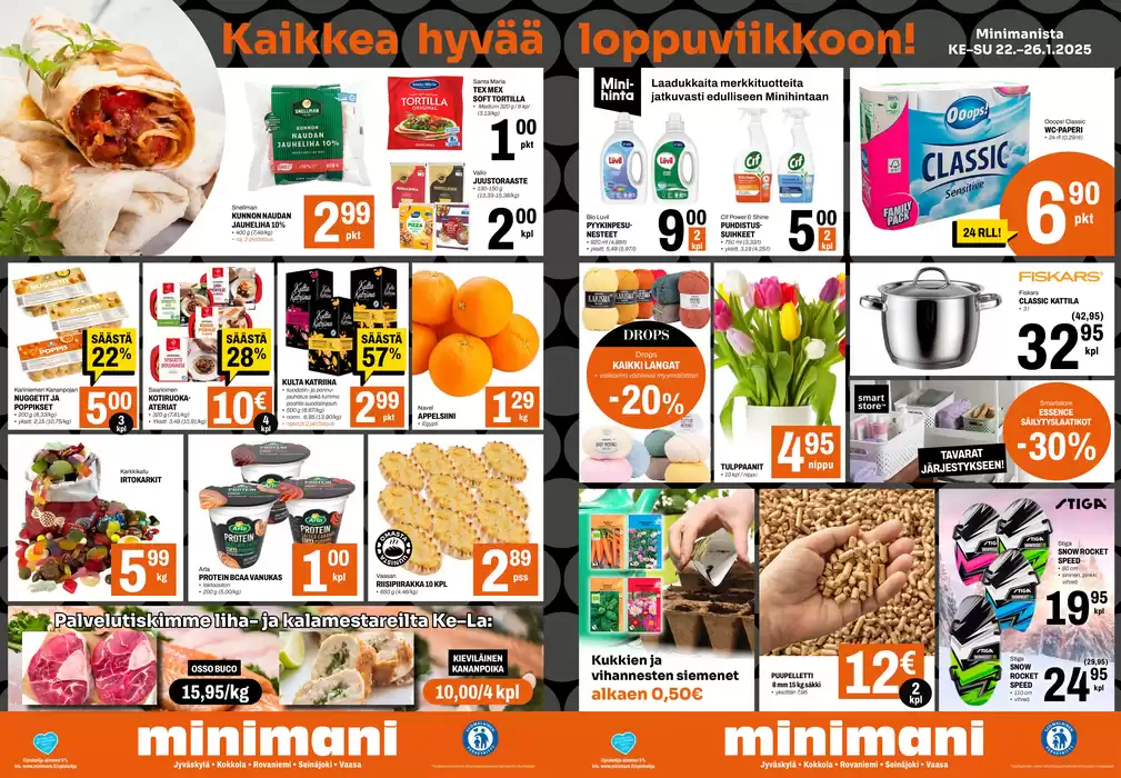 Minimani -luettelo | Minimani Yhtiöt Oy | 22.1.2025 - 5.2.2025