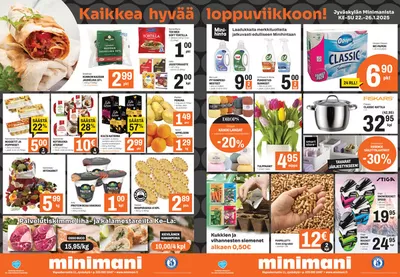 Minimani -luettelo | Huippudiilejä kaikille asiakkaille | 22.1.2025 - 5.2.2025