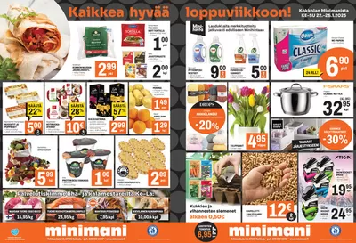 Minimani -luettelo | Huipputarjouksia kaikille tarjoushaukoille | 22.1.2025 - 5.2.2025