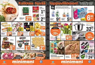 Minimani -luettelo | Ajankohtaisia löytöjä ja tarjouksia | 22.1.2025 - 5.2.2025