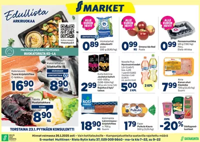 Supermarket tarjousta, Vantaa | S-market Huittinen Lauttakylä 22.1.2025 de S-Market | 23.1.2025 - 6.2.2025