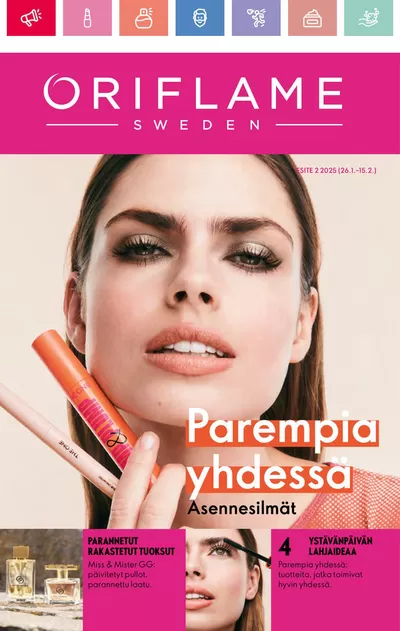 Kosmetiikka ja Kauneus tarjousta, Lahti | Oriflame tarjoukset de Oriflame | 26.1.2025 - 9.2.2025