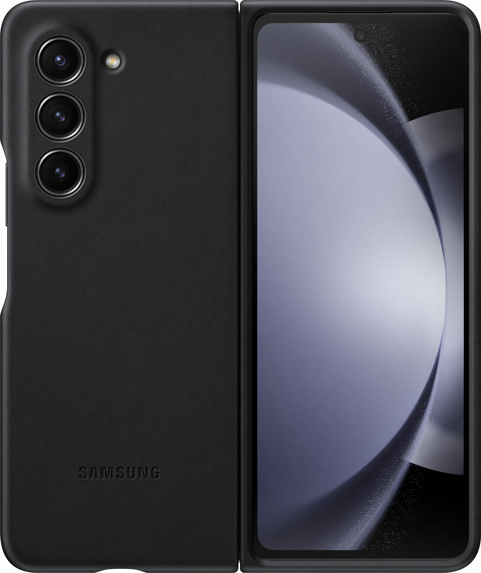Samsung Galaxy Z Fold5 Eco-leather Case -suojakotelo, musta tuote hintaan 79,99€ liikkeestä Verkkokauppa