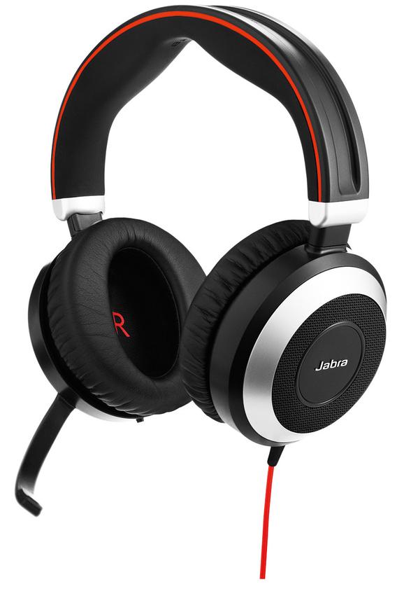 Jabra Evolve 80 MS -langallinen headset vastamelutoiminnolla tuote hintaan 333,99€ liikkeestä Verkkokauppa