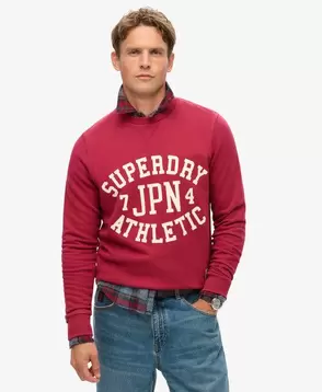 Painokuvioitu Athletic-collegepaita tuote hintaan 79,99€ liikkeestä Superdry