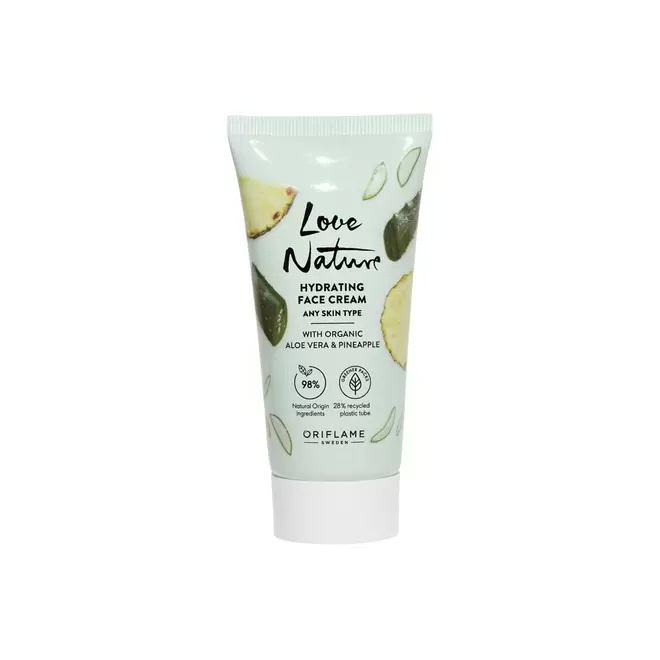 Hydrating Organic Aloe Vera & Pineapple -kosteusvoide tuote hintaan 8,9€ liikkeestä Oriflame