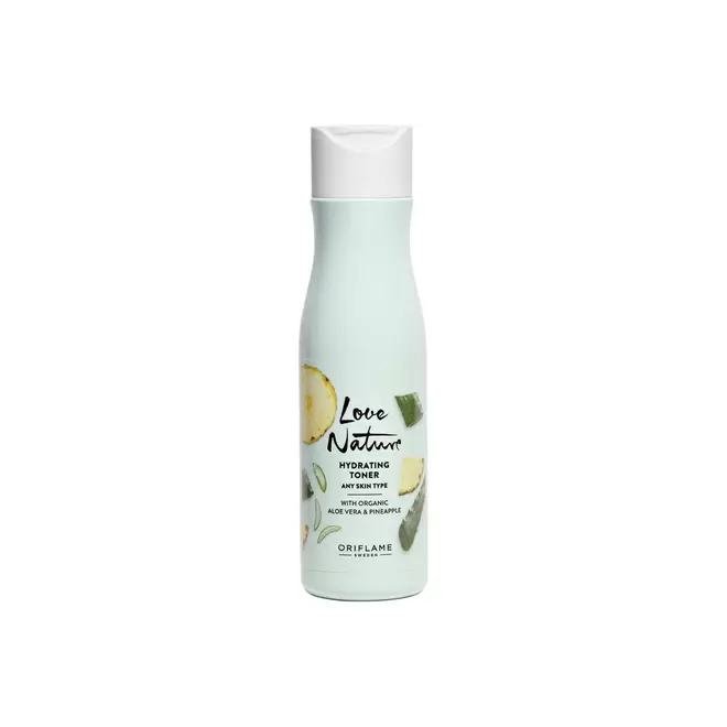 Hydrating Organic Aloe Vera & Pineapple -kasvovesi tuote hintaan 6,9€ liikkeestä Oriflame